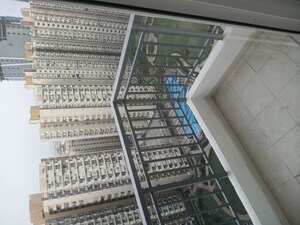 Staircase in 3 BHK Apartment at Nirala Estate, Tech Zone 4 Greater Noida – for Rent