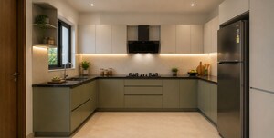 Kitchen in 4 BHK Villa at Aluva – for Sale