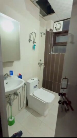 Bathroom in 3.5 BHK Apartment at Shiv Sai Ozone Park, Sector 86 – for Rent