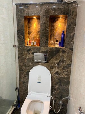 Bathroom in 3 BHK Apartment at Sector 11 Dwarka – for Rent