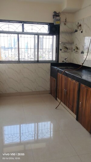 Kitchen in 2 BHK Apartment at Jimmy Tower Crystal, Kopar Khairane – for Rent