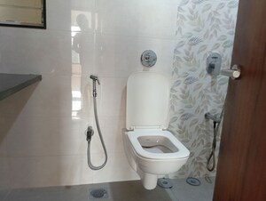 Bathroom in 3 BHK Apartment at Serenity Heights, Malad West – for Rent