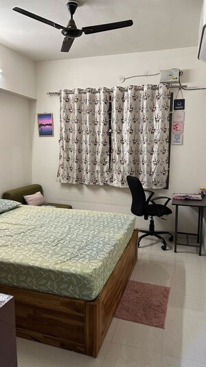 Bedroom in 1 BHK Apartment at Rohan Ipsita, Hinjewadi – for Rent