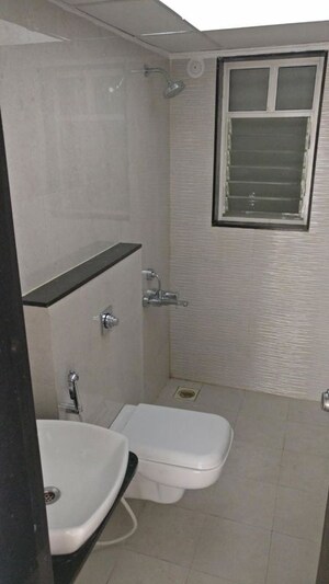 Bathroom in 3 BHK Apartment at Paranjape Schemes Pebbles, Bavdhan – for Rent
