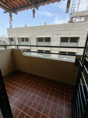 Balcony in 1 BHK Apartment at Shree Balaji Orchard Park, Bavdhan – for Rent