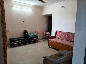 Living Room in 1 BHK Apartment at Akshay Center, Wakad – for Rent
