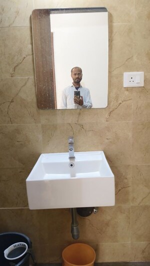 Bathroom in 2 BHK Apartment at Rigved Uptown, Balewadi – for Rent