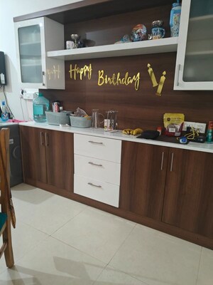 Kitchen in 2.5 BHK Apartment at Hiranandani Club Meadows, Bannerghatta – for Rent