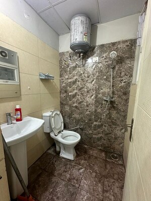 Bathroom in 1 BHK Apartment at Sushma Chandigarh Grande, Lohgarh – for Rent