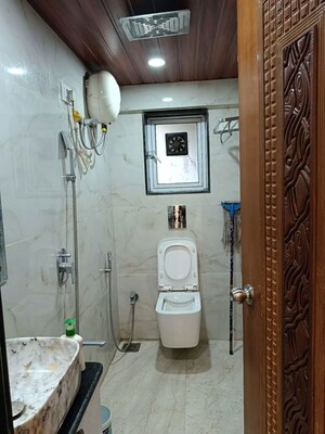 Bathroom in 2 BHK Apartment at Lalani Valentine Apartment, Malad East – for Rent