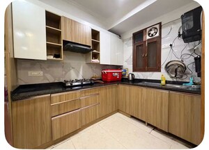Kitchen in 3 BHK Builder Floor at Chattarpur – for Rent
