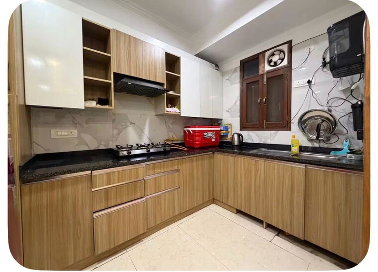 Kitchen, chattarpur 3 Bedroom 1300 Sq.Ft. Builder Floor In Chattarpur Delhi 10400045