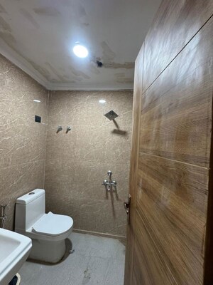 Bathroom in 3 BHK Builder Floor at Chattarpur – for Rent