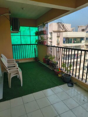 Balcony in 3 BHK Apartment at Gaur Atulyam, Omicron I Greater Noida – for Rent