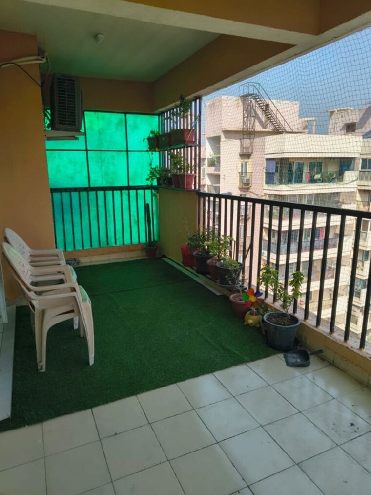 Balcony, gaur-atulyam 3 Bedroom 1300 Sq.Ft. Apartment In Omicron I Greater Noida Greater Noida 10400060