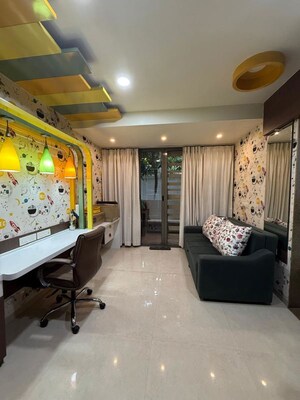 Living Room in 2 BHK Apartment at Aaiji Vivanta, Balewadi – for Rent