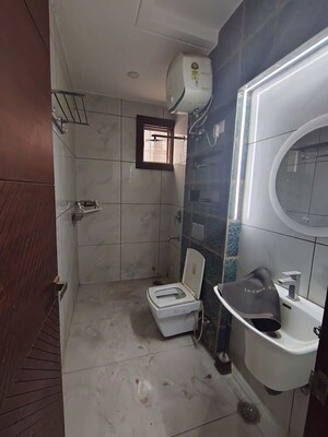 Bathroom in 3 BHK Builder Floor at Raj Nagar Extension – for Sale