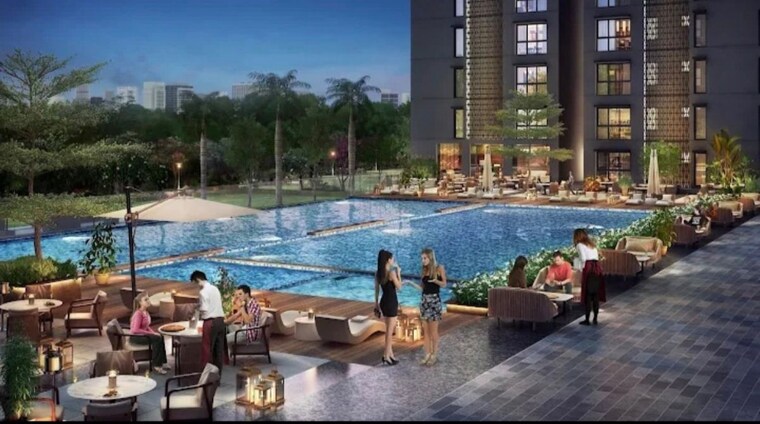 Swimming Pool, puravankara-purva-atmosphere 3 Bedroom 1640 Sq.Ft. Apartment In Thanisandra Main Road Bangalore 10390647