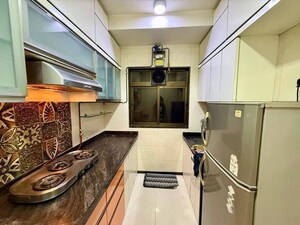 Kitchen in 2 BHK Apartment at Romell Aether, Goregaon East – for Rent