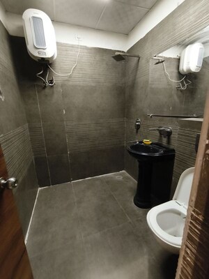 Bathroom in 3 BHK Builder Floor at Motia Royal Citi Apartments, Ghazipur – for Rent
