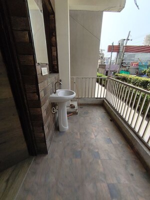 Balcony in 3 BHK Builder Floor at Motia Royal Citi Apartments, Ghazipur – for Rent