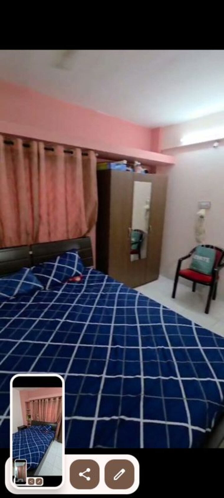 Bedroom, kamgar putala vasahat 1 Bedroom 750 Sq.Ft. Apartment In Kamgar Putala Vasahat Pune 10400186