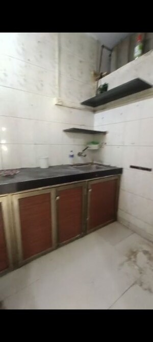 Kitchen in 1 RK Apartment at Navyug CHS Santacruz East, Santacruz East – for Rent