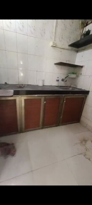 Kitchen in 1 RK Apartment at Navyug CHS Santacruz East, Santacruz East – for Rent