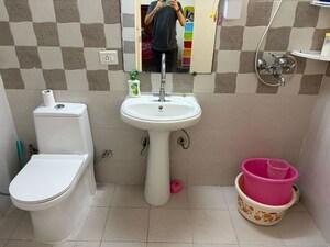 Bathroom in 2 BHK Apartment at Town Park White Orchid, Sector 16c Greater Noida – for Sale