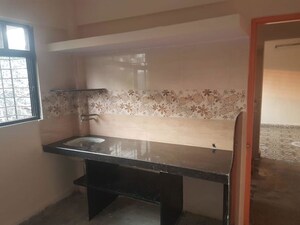 Kitchen in 1 BHK Apartment at Rupchand Apartment, Majiwada – for Rent