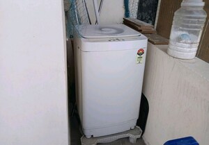 Bathroom in 1 BHK Apartment at AVJ Heightss, Zeta I Greater Noida – for Rent