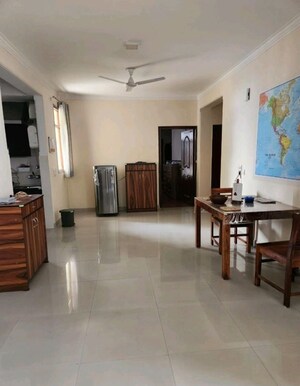 Living Room in 3 BHK Apartment at Purvanchal Heights, Zeta I Greater Noida – for Rent