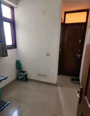 Bathroom in 3 BHK Apartment at Purvanchal Heights, Zeta I Greater Noida – for Rent