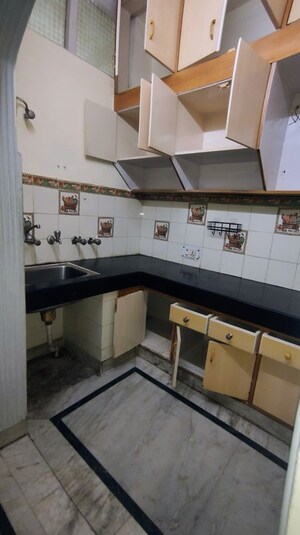 Kitchen in 2 BHK Builder Floor at Saket – for Rent