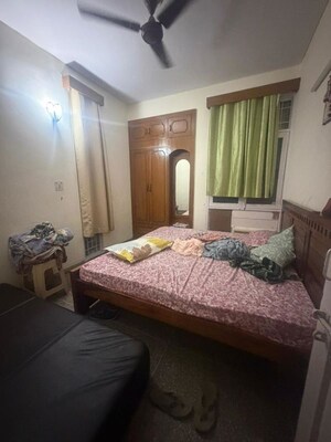 Bedroom in 3 BHK Builder Floor at Vijay Ratan Vihar, Sector 15 – for Rent