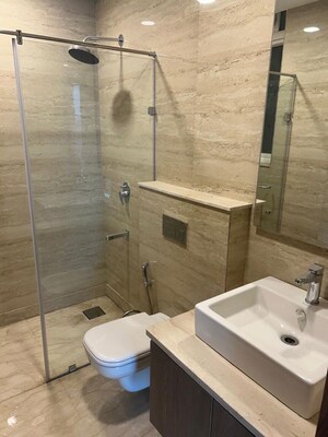 Bathroom in 3 BHK Builder Floor at LID Nivasa, Sohna Sector 6 – for Sale