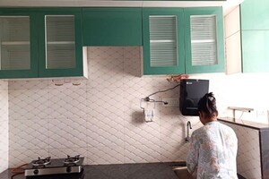 Kitchen in 1 BHK Apartment at Bella Casa, Kharadi – for Rent