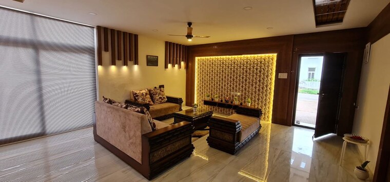 Living Room, prajay-water-front-phase-ii 6+ Bedroom 440 Sq.Yd. Villa In Shamirpet Hyderabad 10400346