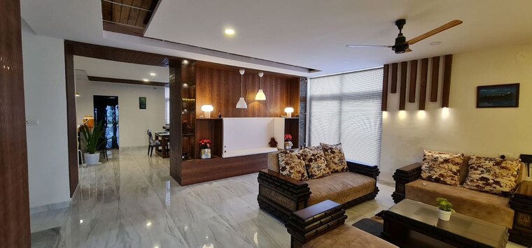 Living Room, prajay-water-front-phase-ii 6+ Bedroom 440 Sq.Yd. Villa In Shamirpet Hyderabad 10400346