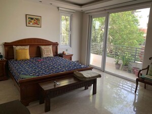 Bedroom in 4 BHK Builder Floor at Vasant Vihar – for Rent