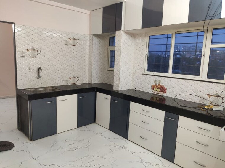 Kitchen, kamgar putala vasahat 2 Bedroom 784 Sq.Ft. Builder Floor In Kamgar Putala Vasahat Pune 10400402