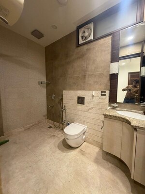 Bathroom in 3 BHK Builder Floor at South City 1 – for Rent