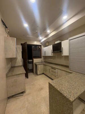 Kitchen in 3 BHK Builder Floor at South City 1 – for Rent