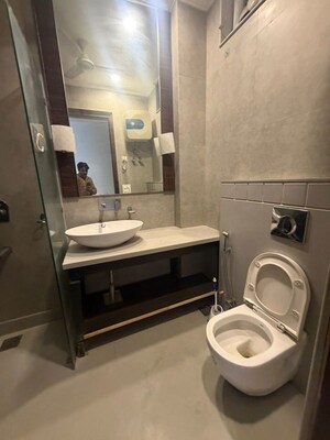 Bathroom in 3 BHK Builder Floor at South City 1 – for Rent