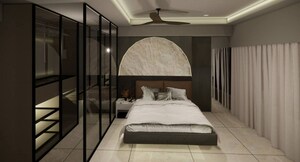 Bedroom in 3 BHK Apartment at Raheja Princess, Prabhadevi – for Sale