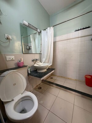 Bathroom in 1 BHK Builder Floor at Sector 15 ii – for Rent