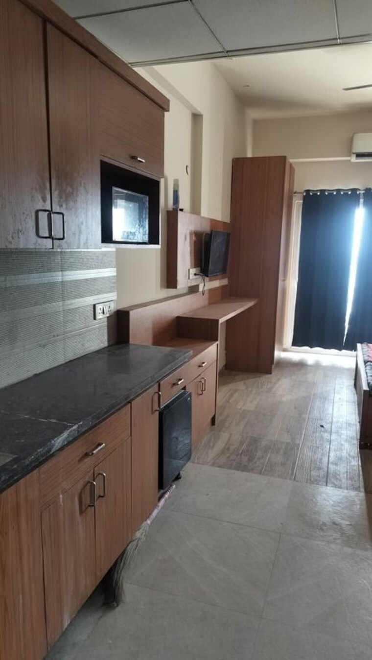 Kitchen, paramount-golf-forest-studio-apartments-oak-tower 1 RK 435 Sq.Ft. Apartment In Zeta I Greater Noida Greater Noida 10400455