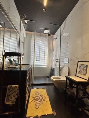 Attached Bathroom in 4 BHK Apartment at Prabhadevi CHS, Prabhadevi – for Sale
