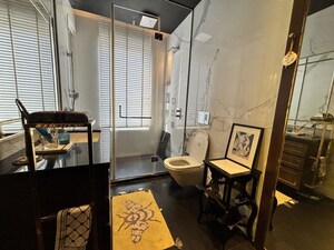 Attached Bathroom in 4 BHK Apartment at Prabhadevi CHS, Prabhadevi – for Sale