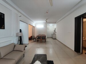 Living Room in  Apartment at Bhartiya Nikoo Homes Phase 2, Thanisandra Main Road – for Rent